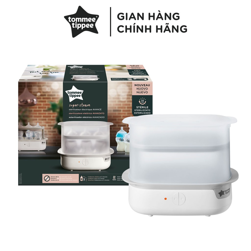 Máy tiệt trùng hơi nước Tommee Tippee Super-Steam