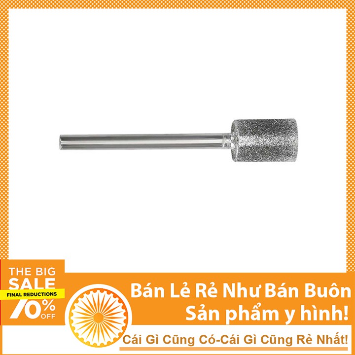 Đầu Mài Kim Cương Trục 3mm - Mũi Trụ