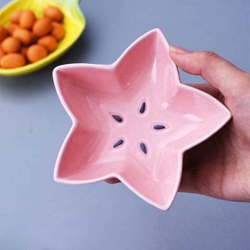 Bát Ăn Dặm Hình Khế AD27 Chất Liệu Gốm Sứ Cao Cấp Tráng Men An Toàn Cho Bé YOOTA BABY