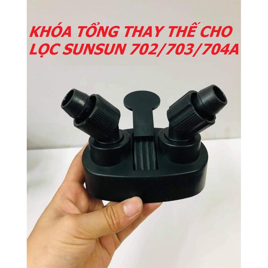 CỤM VAN KHÓA IN OUT CHO LỌC SUNSUN - HW 702 - HW 703 - HW 704 - HW 3000