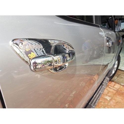 Ốp tay nắm cửa, hõm cửa xe FORD RANGER mạ crom cao cấp