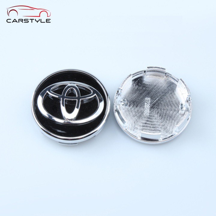 Logo-Chụp Mâm Xe-Chụp Vành Xe-Ô Tô-Cao Cấp-Toyota-62MM CHR atlis vios Logo Chụp Mâm Bánh Xe Ô Tô Toyota Đường Kính 62mm