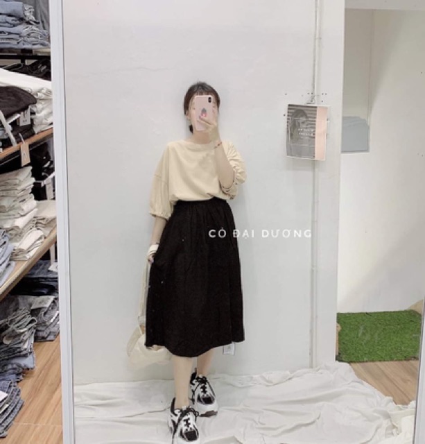Chân váy thô vintage - hàng QC | BigBuy360 - bigbuy360.vn