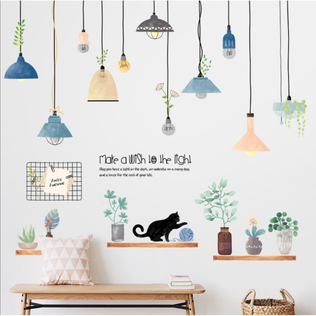 [ĐỒNG GIÁ] Tranh decal dán tường phong decor phòng ngủ- phòng khách trang trí theo phong cách 3D hiện đại