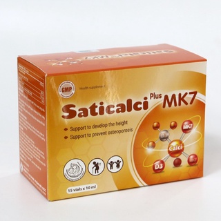 Saticalci Plus MK7.Giúp Tăng Chiều Cao,Phòng Ngừa Loãng Xương,Giảm Còi Xương Cho Bé