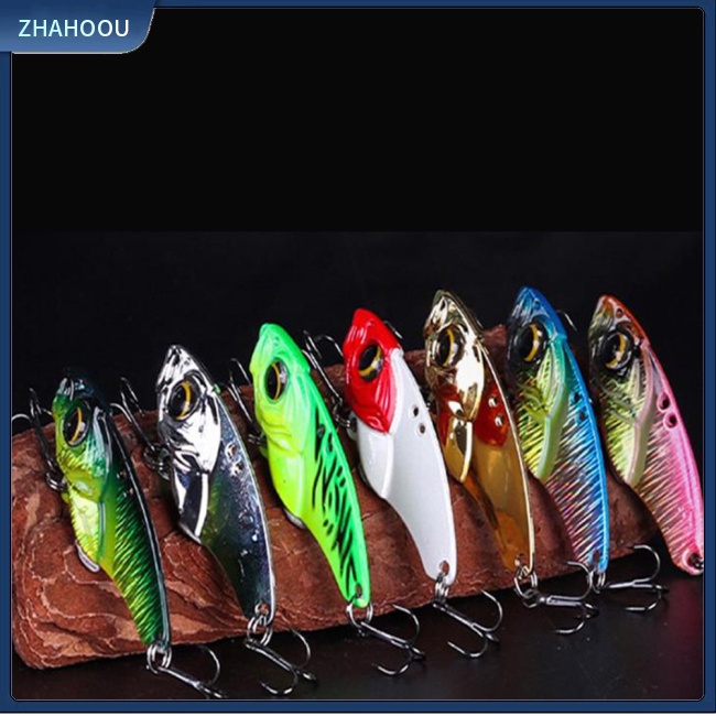 ☃Nhà☃ Mồi Câu Cá Giả Cao Cấp Bằng Hợp Kim Kẽm Đính 2 Lưỡi Câu 7g/14g