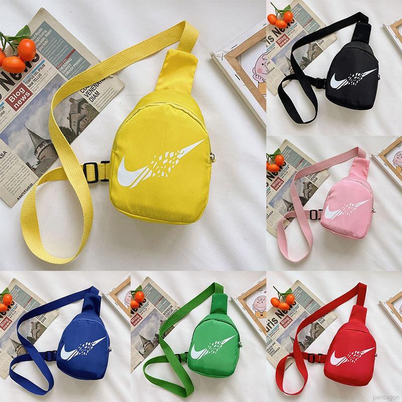 Túi đeo chéo ngực màu sắc kẹo ngọt dễ thương cho bé