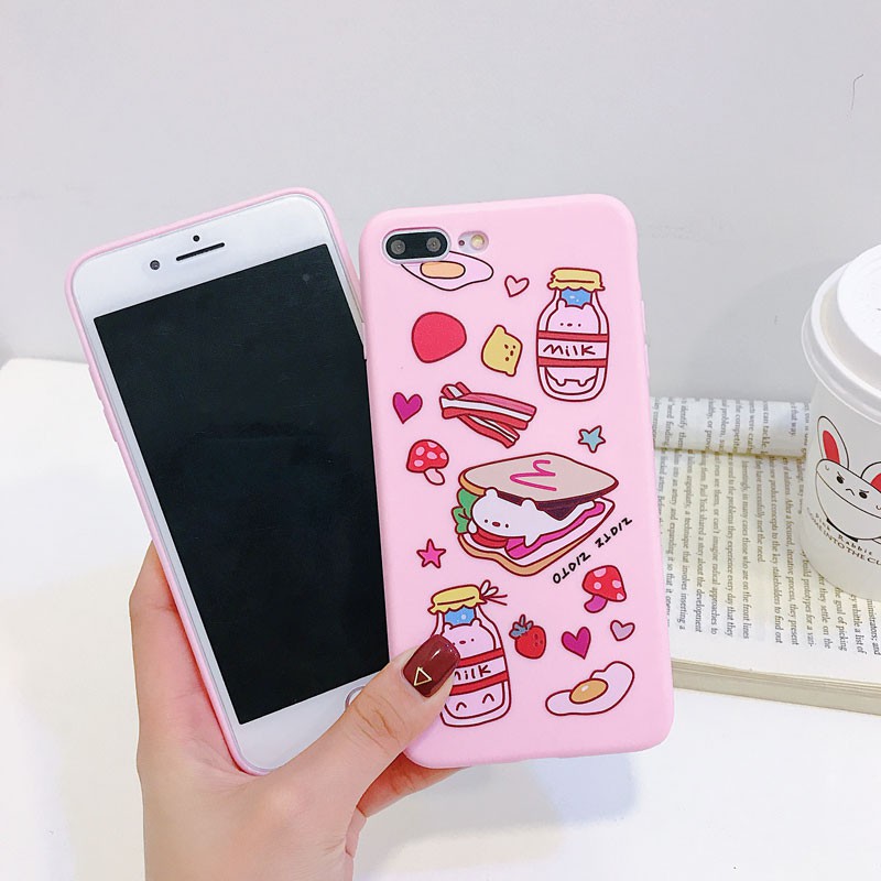 Ốp lưng TPU mềm dễ thương cho iPhone 6 6S 7 8 6plus 6Splus 7Plus 8Plus X XR XS XSMAX | BigBuy360 - bigbuy360.vn