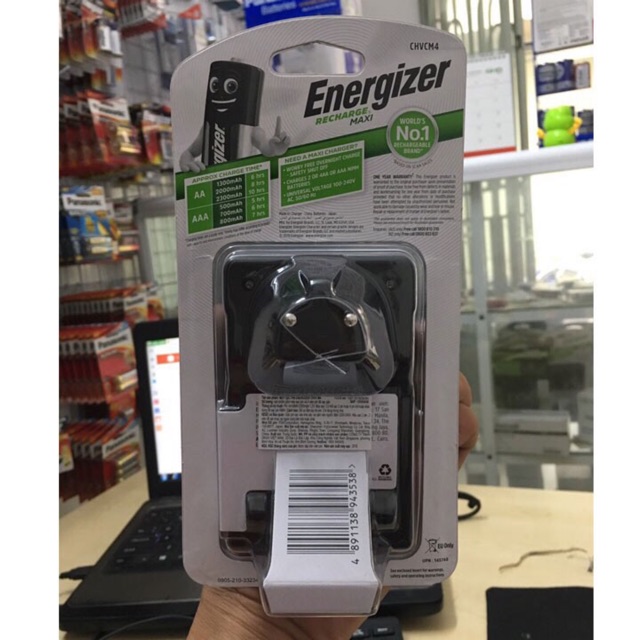 Bộ Sạc Energizer Kèm 4 Pin 2000mAh-Recharge Maxi