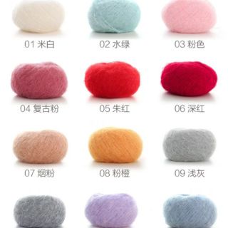 Len Mohair Nam phi. khách vui lòng ib chọn màu