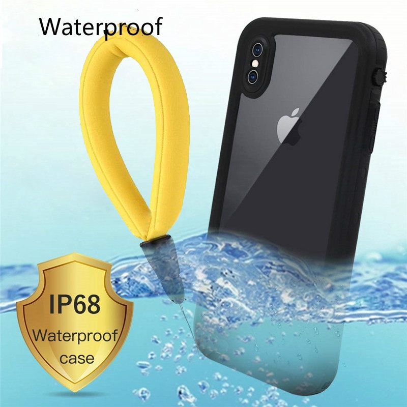 Ốp điện thoại bảo vệ 360 độ chống nước chống bụi chống sốc cho điện thoại iPhone X XS Max XR 6 6S Plus 7 8 Plus