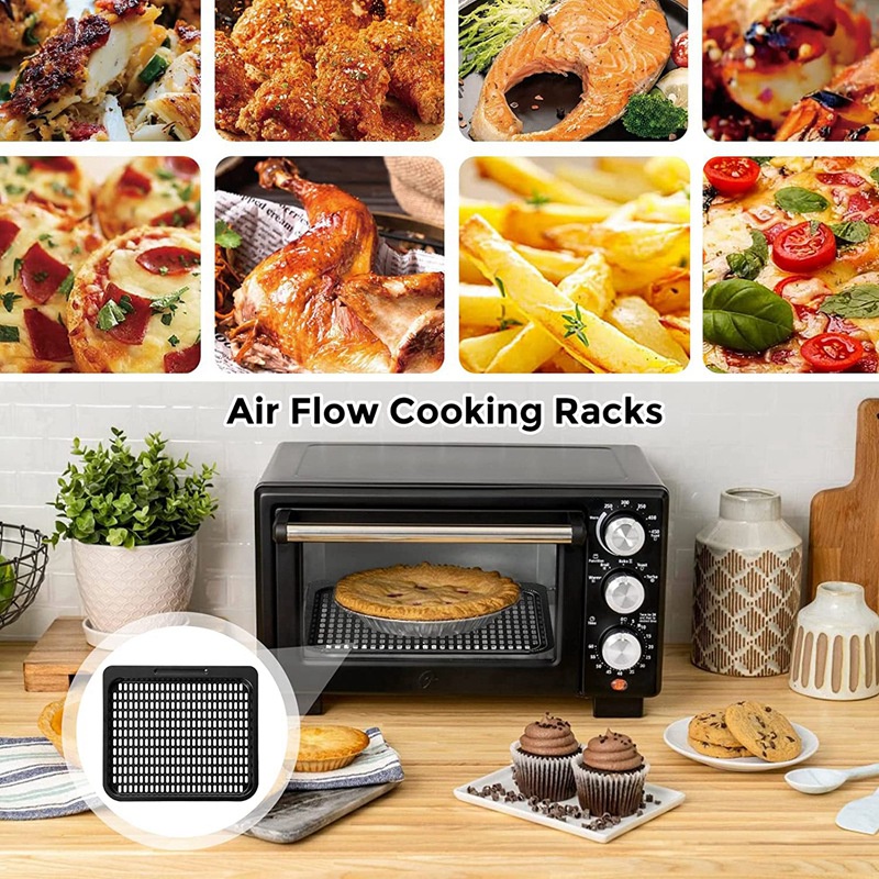 Bộ 2 Khay Lưới Thay Thế 10 QT Cho Nồi Chiên Không Dầu (10 QT)