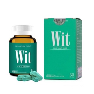 WIT ( lọ 30 viên) MUA 1 TẶNG 2 LỌ MUỐI RỬA MẮT TRAPHACO - VIÊN UỐNG BỔ MẮT TỪ HOA KÌ