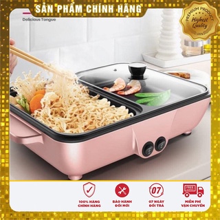 🌿Hàng có sẵn 🌿 Bếp lẩu nướng 2 ngăn 🌿