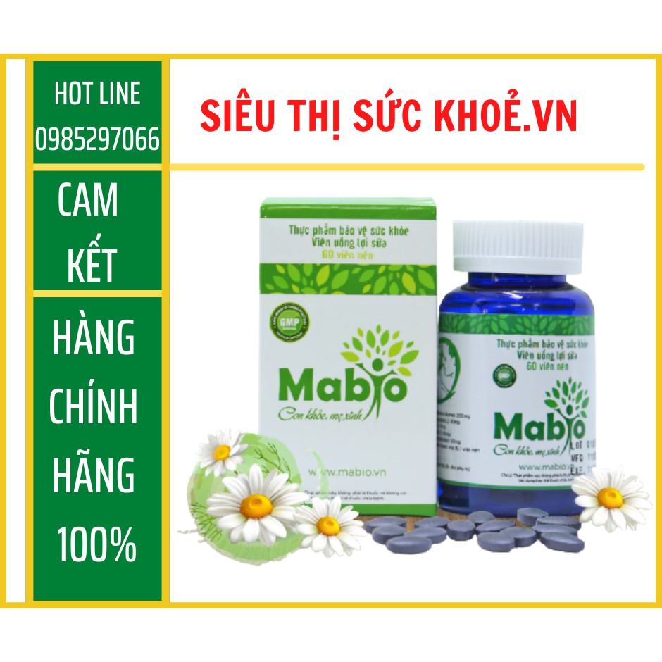 Lợi Sữa Mabio [CHÍNH HÃNG] Lợi Sữa Mabio nâng cao chất lượng và số lượng sữa