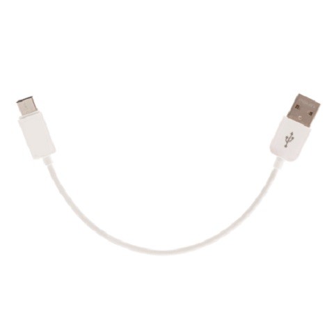 Cáp Micro USB trắng dài 20cm