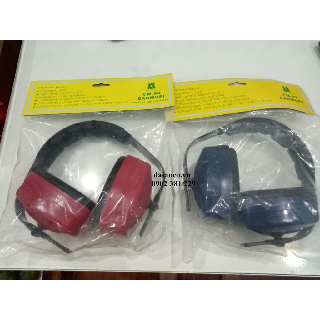 Chụp Tai Chống Ồn Blue Eagle EM92BL - hàng chính hãng