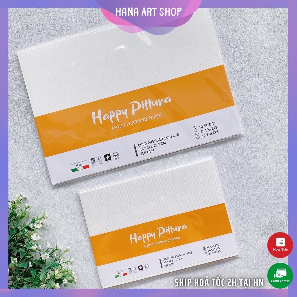 Giấy Vẽ Màu Nước Happy Pittura - 250gsm