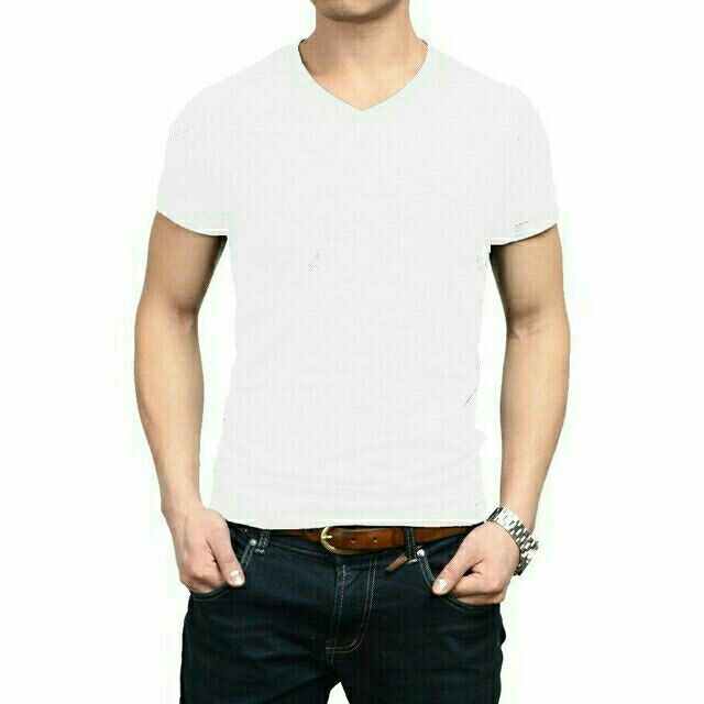 Áo thun nam cổ tim vải đẹp mịn body tigershop Tgs001