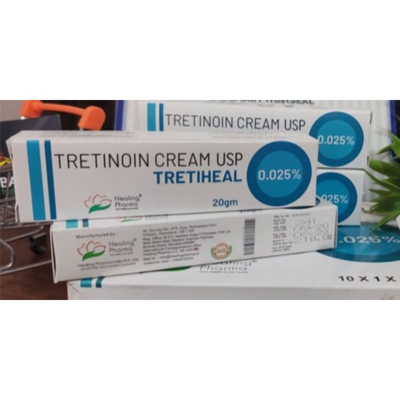 Kem tretinoin Tretiheal Ấn Độ