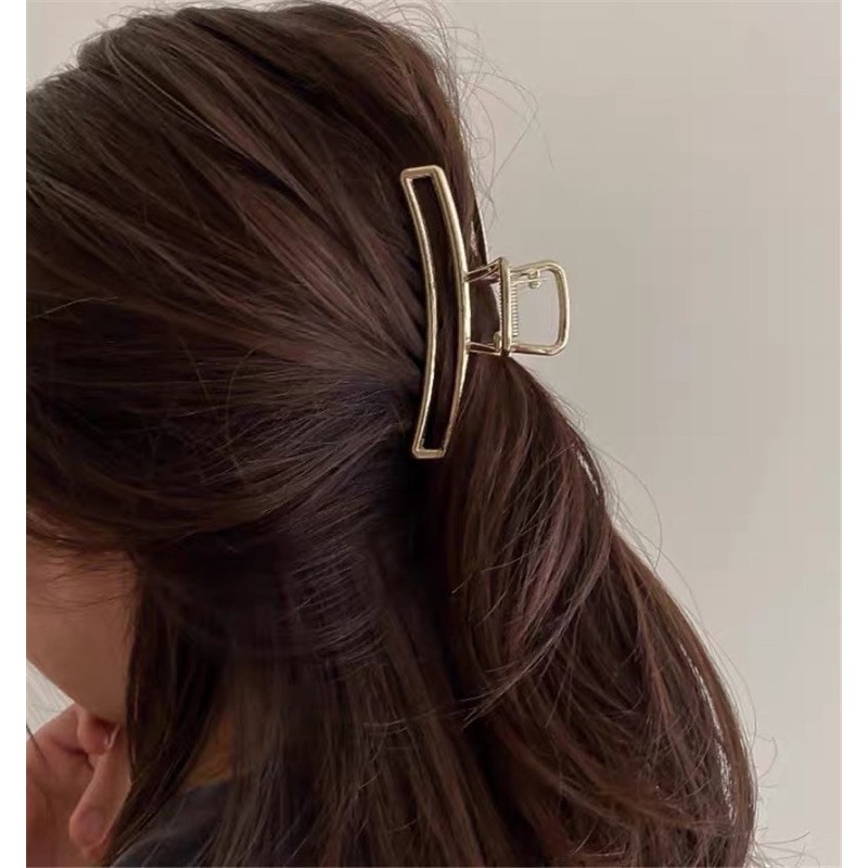 Kẹp Tóc Kim Loại Kiểu Dáng Thanh Lịch Dành Cho Nữ NPPK004
