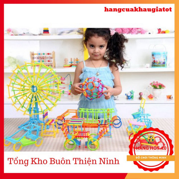 Bộ đồ chơi xếp hình que thông minh cho bé