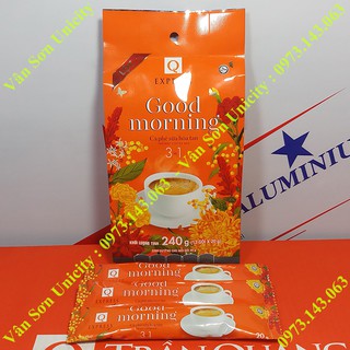 Cà phê sữa Good morning thùng 12 gói