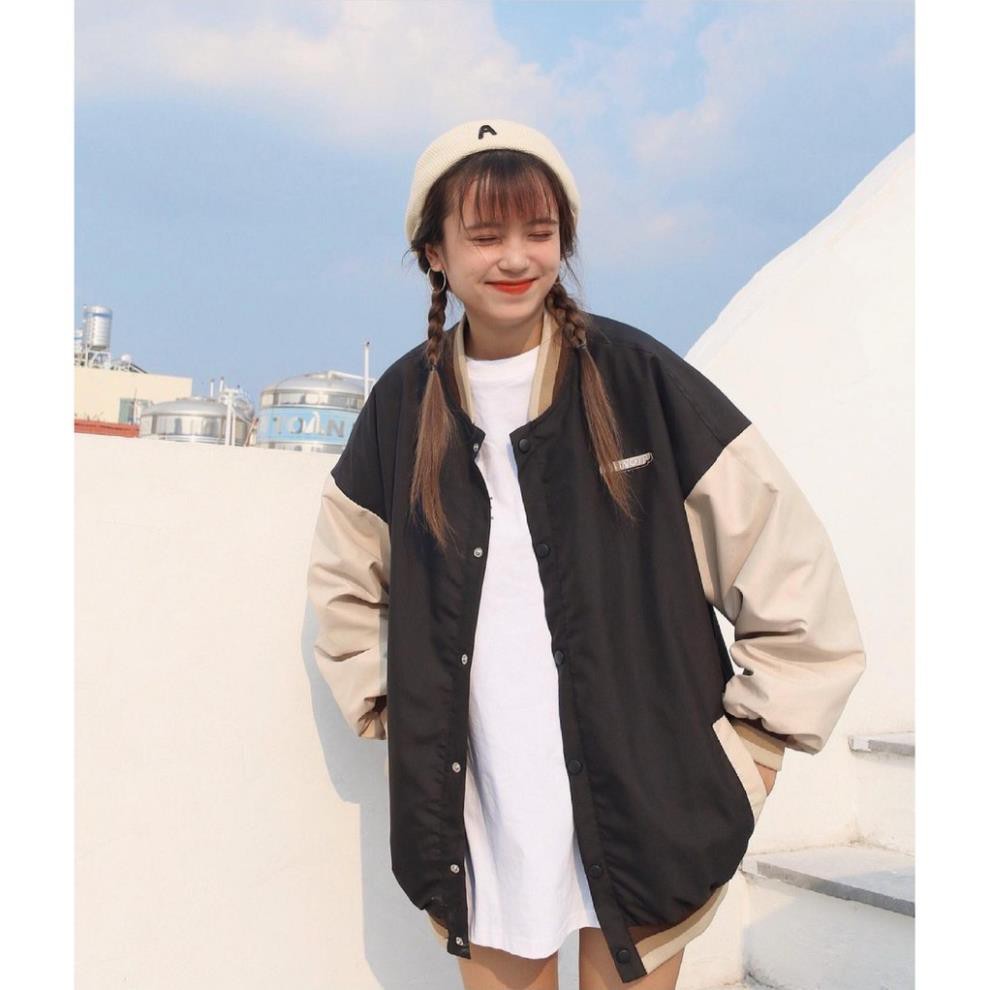 Áo Khoác Dù BOMBER WAS Form Rộng Tay Dài Ulzzang Unisex | BigBuy360 - bigbuy360.vn