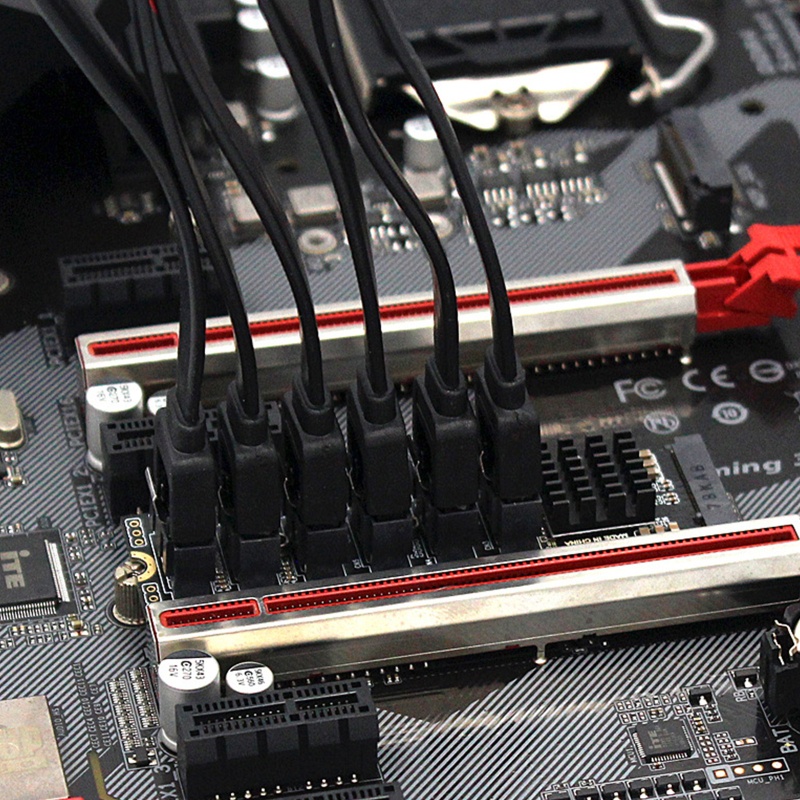 Bộ ChuyểN ĐổI 6 CổNg 3.0 Sang PCIE 3.0 X2 16Gbps &amp; Sata3.0 6Gb Chuyên DụNg