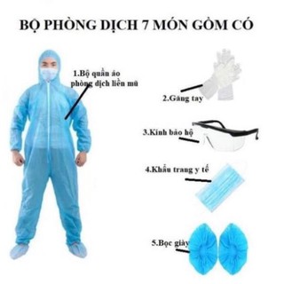 Đồ bảo hộ chống dịch BẢO THẠCH 7 MÓN