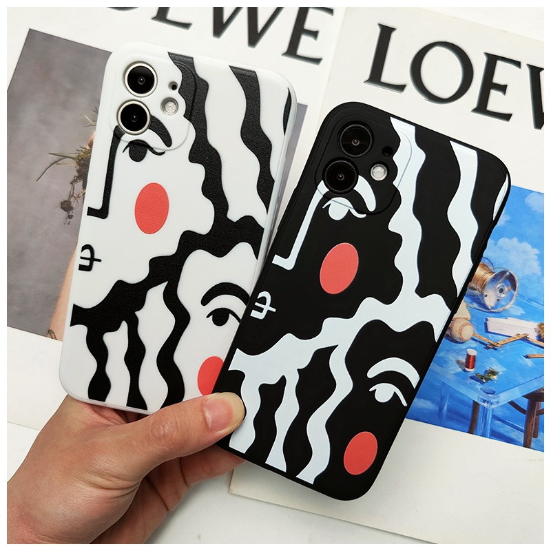 IPhone 13 12 mini Pro Max new SE 2020 2022 SE3 6 6S 7 8 PLUS X XR XS XSMAX 11 PRO MAX Doodle comics soft case