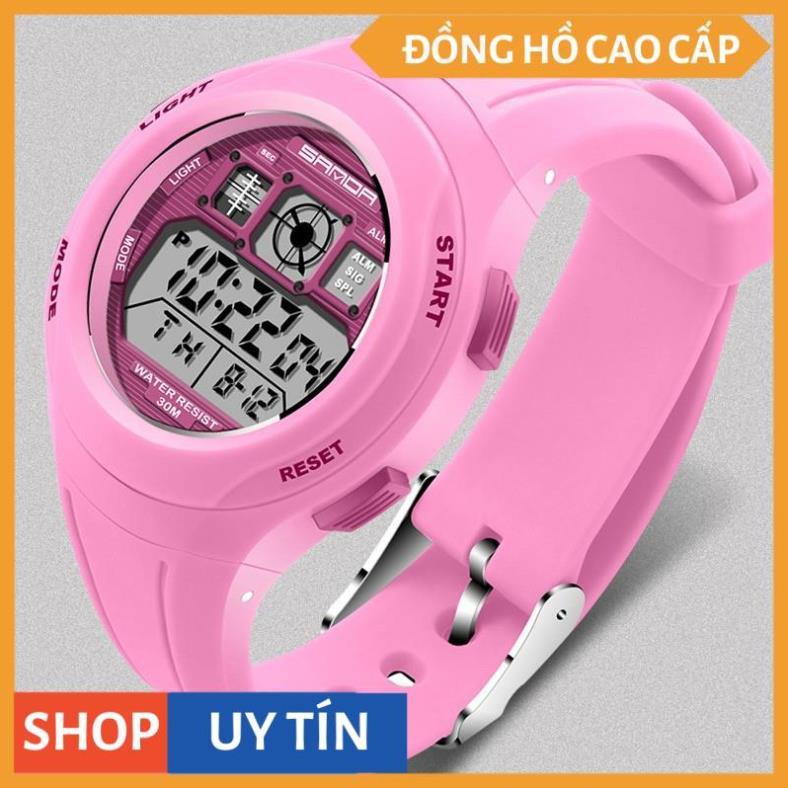 Đồng hồ cho bé gái trẻ em/học sinh SANDA 331 chống nước tốt (Hồng) [HÀNG CAO CẤP]