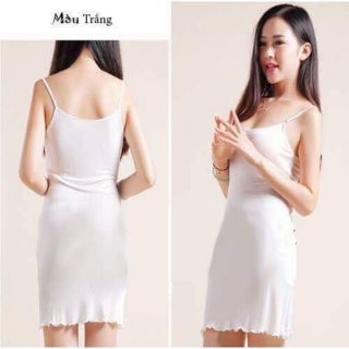 [HOT] Đầm lót cotton có mút