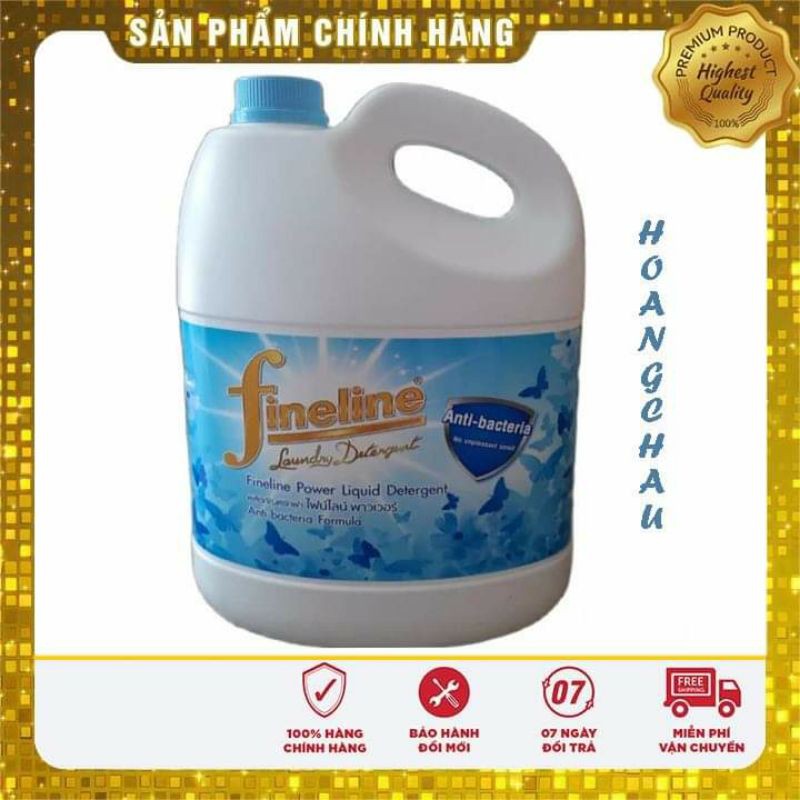 Một thùng nước giặt fineline tím 3l thái lan