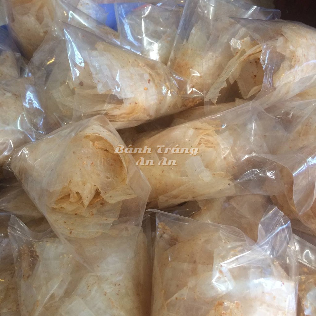 Bánh Tráng Muối Nhuyễn Xì Ke Tỏi ⭕ Thơm - Cay❗Độc Quyền ❗Mua 20 Tặng 1 Gương Mini Bánh Tráng Trộn Phơi Sương Muối Xike