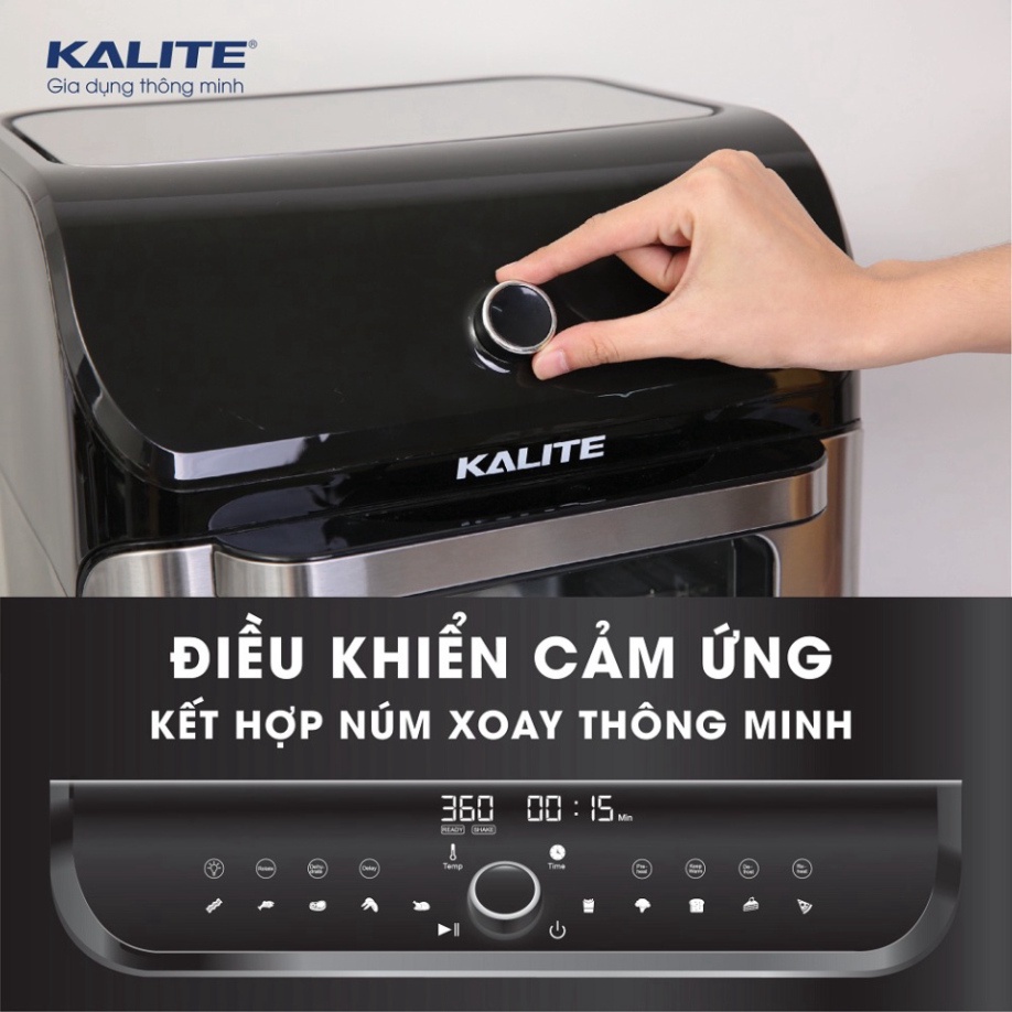 Nồi Chiên Không Dầu Kalite KL 1200 (1800W - 12L) - Bảo Hành Chính Hãng 1 Năm