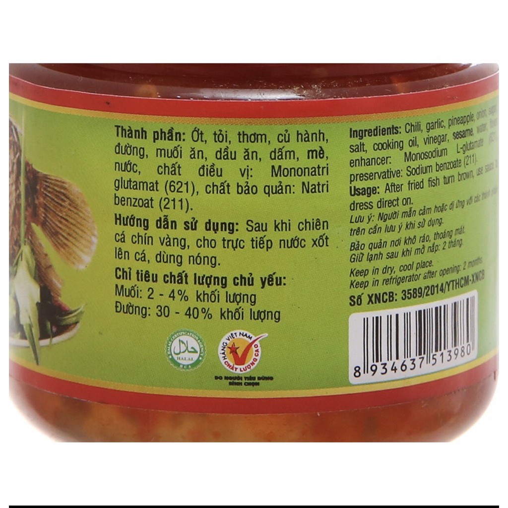 Sốt Cá Chiên Cholimex Chai 280G