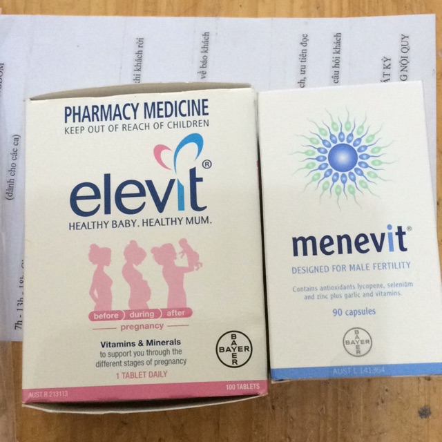 Menevit và elevit
