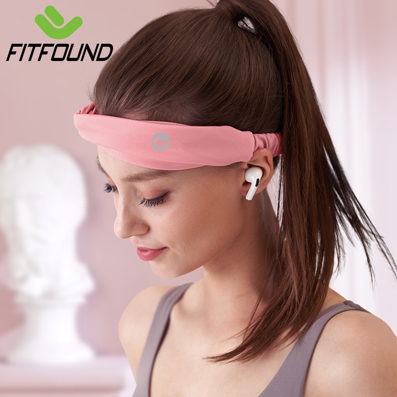 Băng Đô Thể Thao Headband Nylon Spandex Đeo Trán Thấm Chặn Mồ Hôi Bản 6 Cm