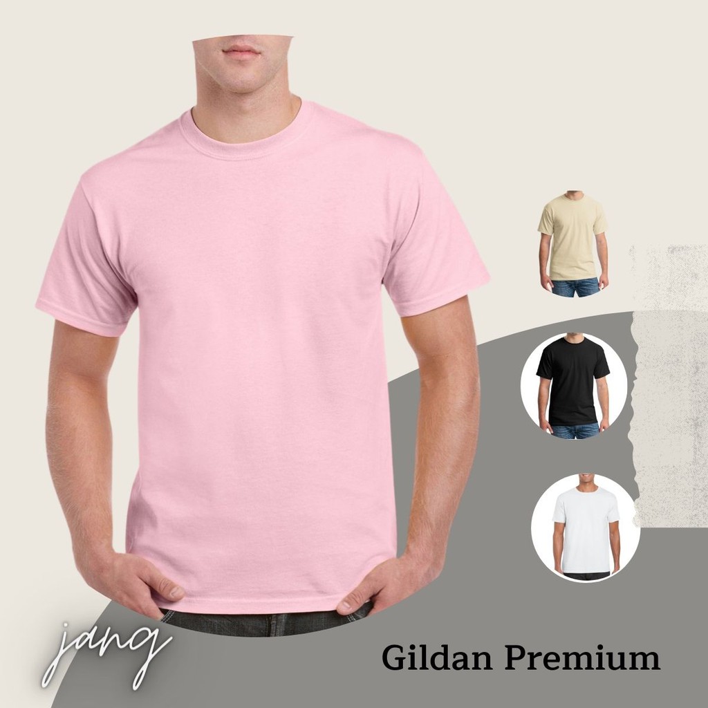 Áo Gildan Premium cotton 2 chiều thấm hút mồ hôi