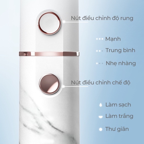 Bàn chải điện sóng siêu âm usmile U2S Chính hãng BH 12 tháng