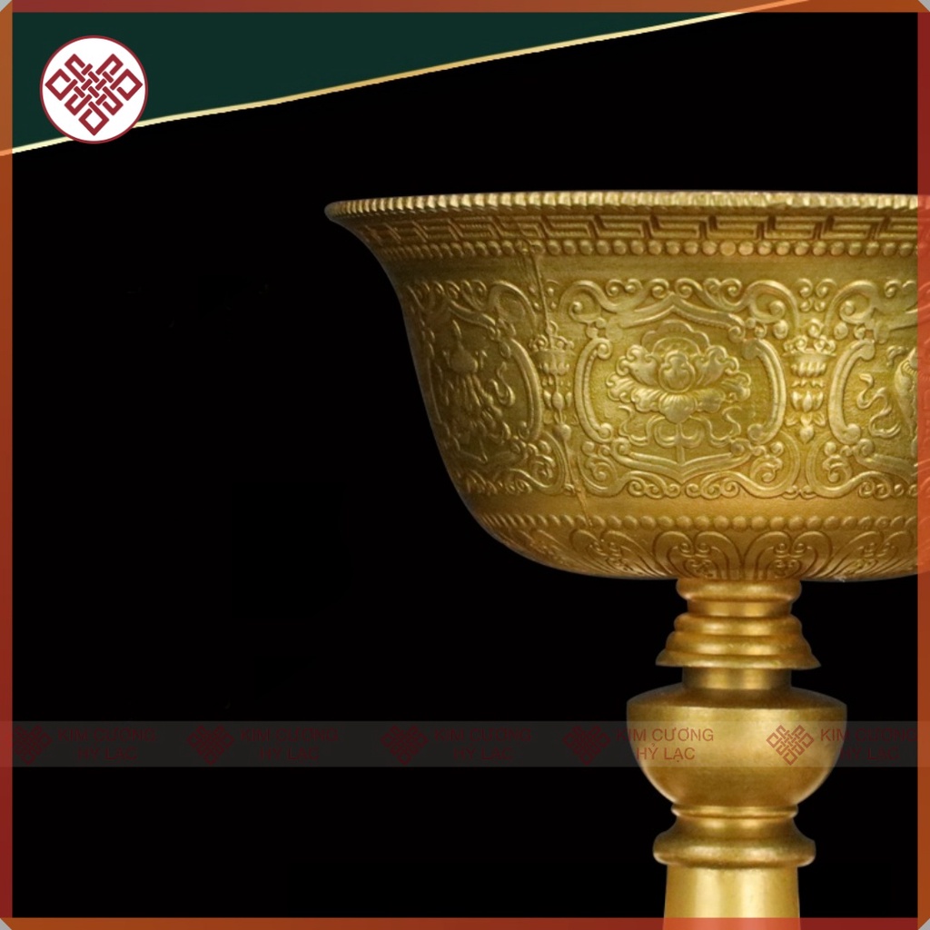 Chén Cúng Hộ Pháp Bát Cát Tường Mật Tông [Kim Cương Hỷ Lạc]