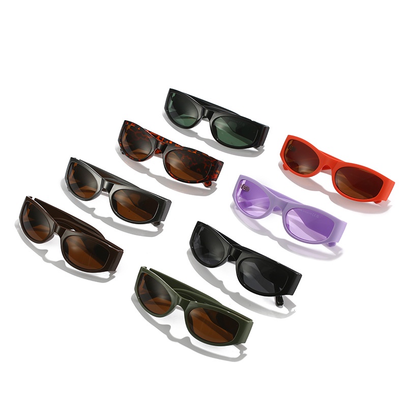 (JIUERBA) Kính Râm Mắt Mèo Thời Trang Phương Tây Phong Cách INS Retro