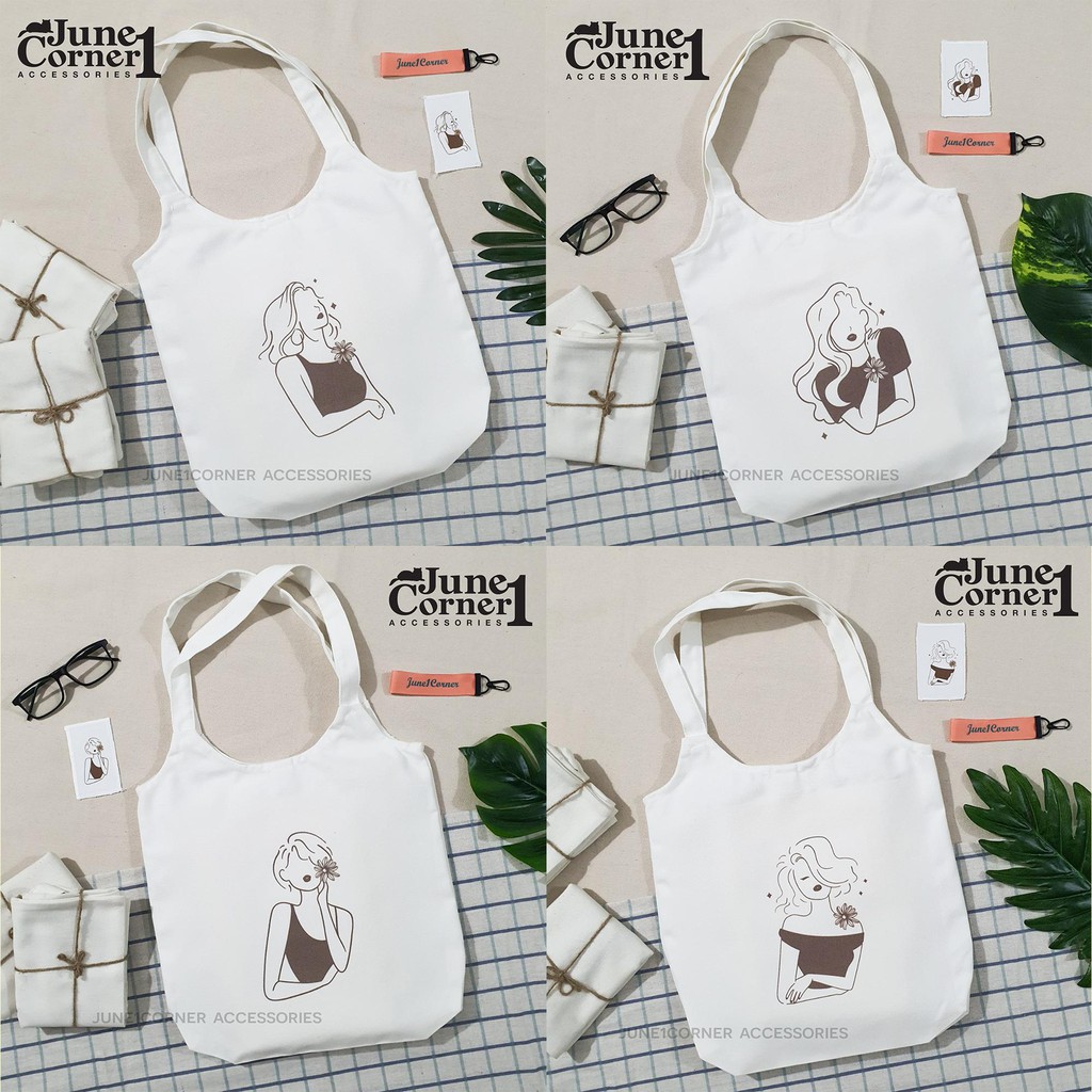 BST TÚI GIRLY TOTE GIRLS VẢI CANVAS