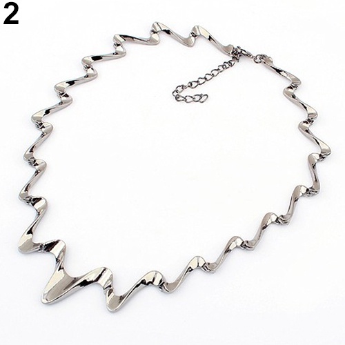 Vòng cổ họa tiết sóng kiểu dáng trẻ trung cho nữ