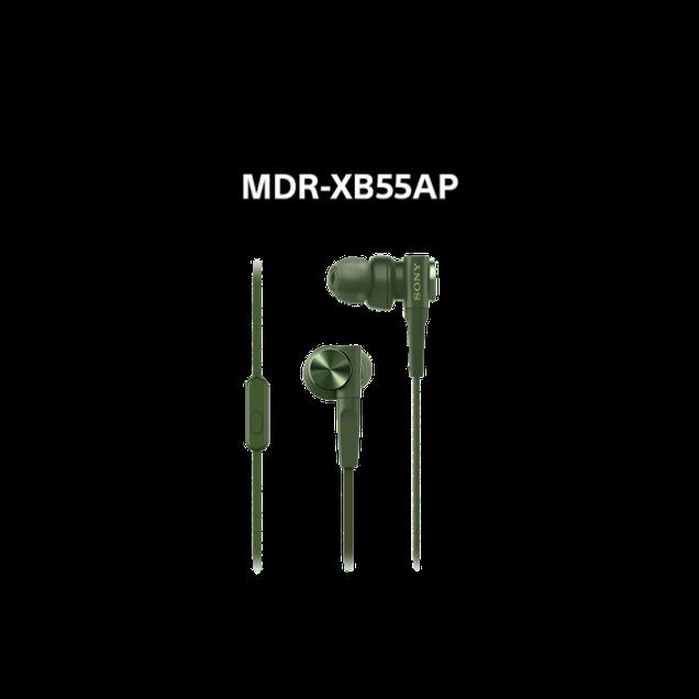 Tai nghe Sony In-ear EXTRA BAS MDR-XB55AP - Hàng Chính Hãng