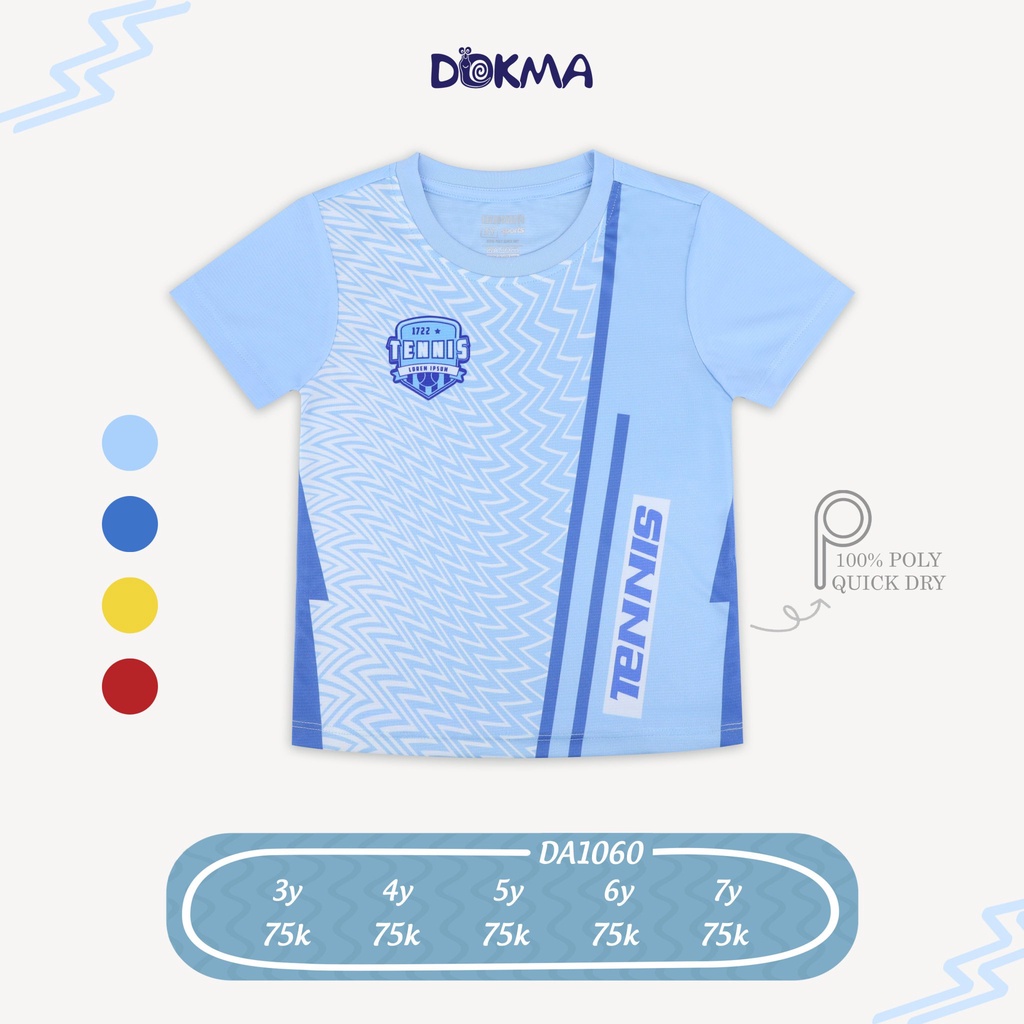 Áo thun cổ tròn bé trai Dokma DA1060