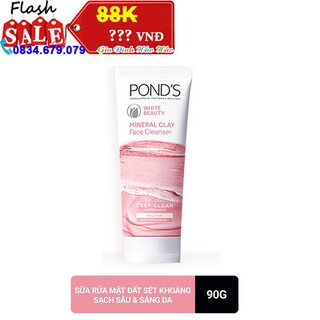Sữa Rửa Mặt Pond's Đất Sét Khoáng Sạch Sâu Sáng Mịn - 90g