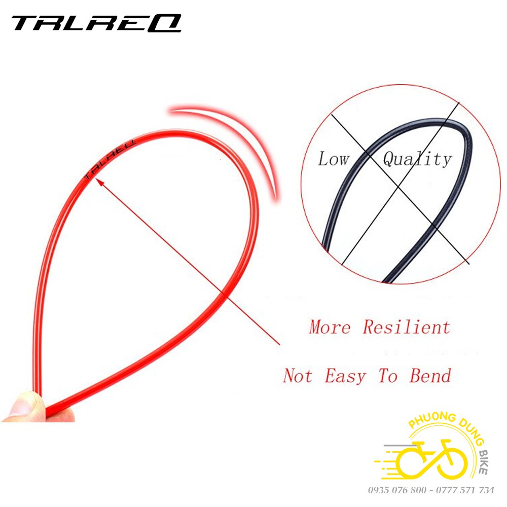 Vỏ dây phanh dây đề xe đạp TRLREQ 3 mét