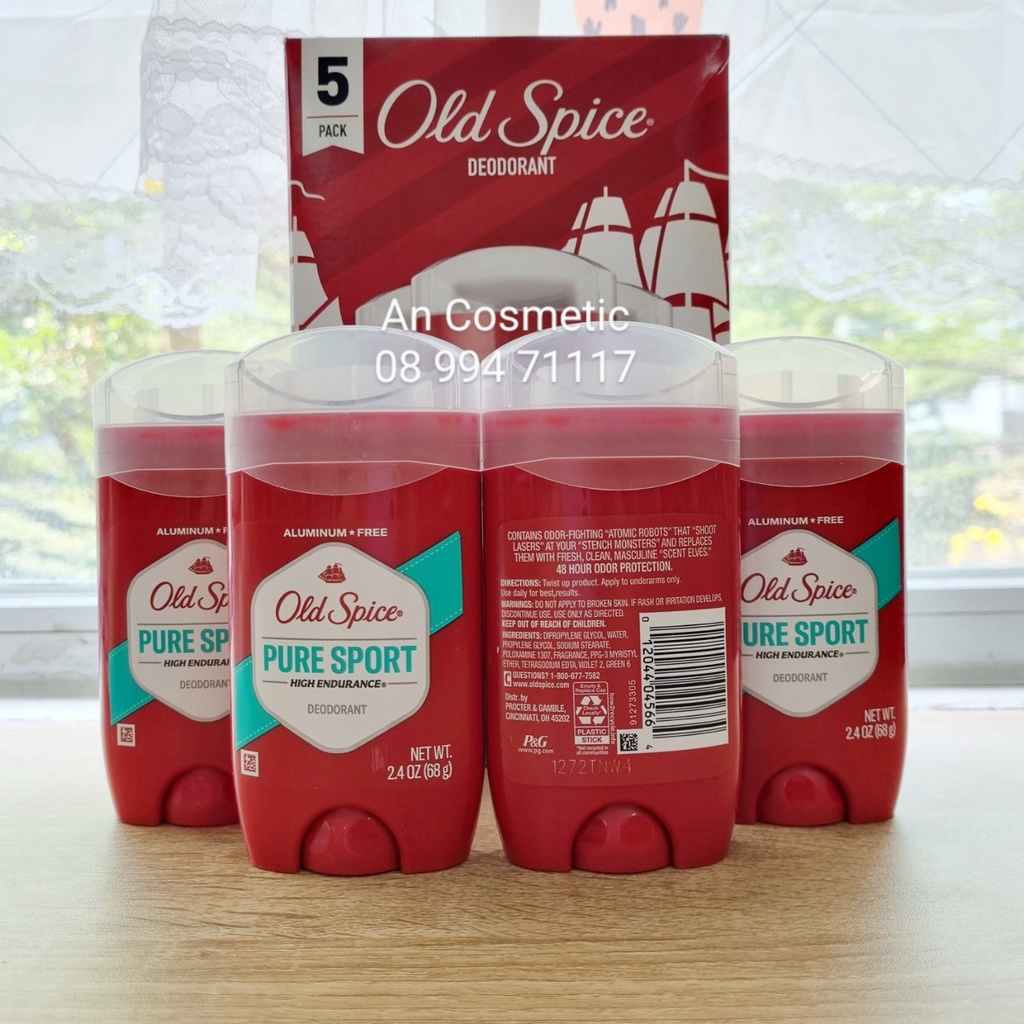 Lăn nách khử mùi nam / Lăng nách nam Old Spice cánh buồm đỏ hàng USA Lăn khử mùi nam cánh buồm 68g